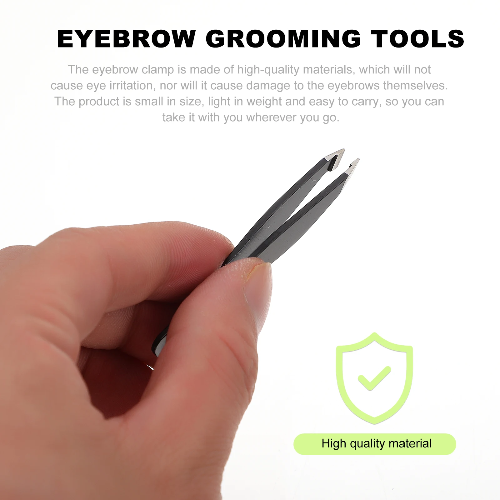 

4 Pcs Eyebrow Trimmer Professional Tweezers Set Mini Women Eyebrow Clamp Tools Grooming False Lashes Double Eyelid Stickers