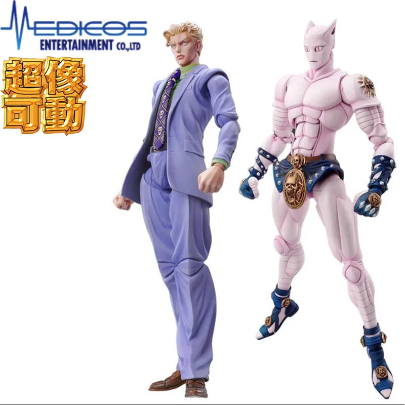 

Original Medicos Super Action Statue JoJo's Bizarre Adventure Kira Yoshikage Killer Queen Anime Collectible Action Figures Toys