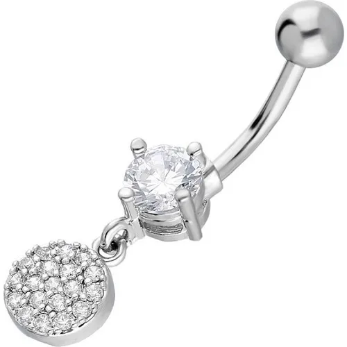 Getss Prg107A Top Model Steel Navel Piercing