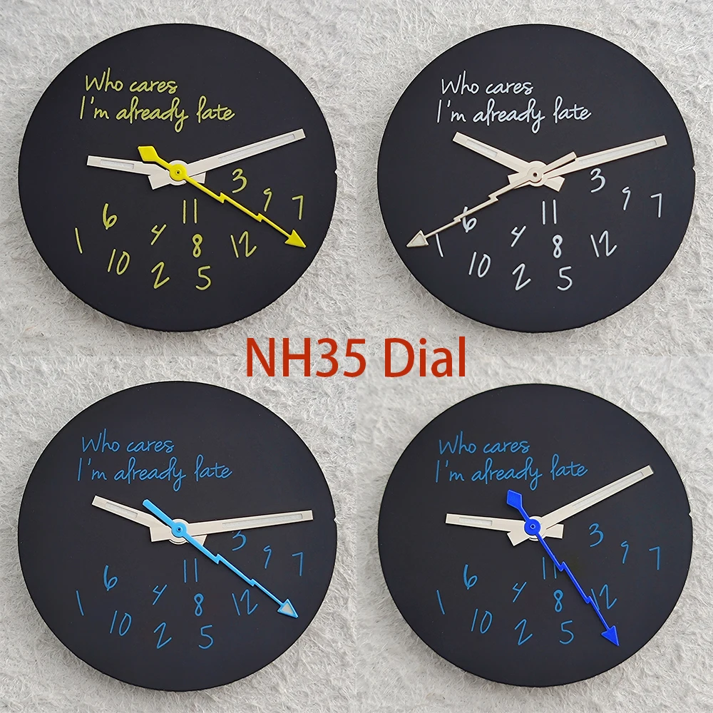 28.6mm without logo No date window nail free personalized dial non luminous dial suitable for NH35 movement watch accessories