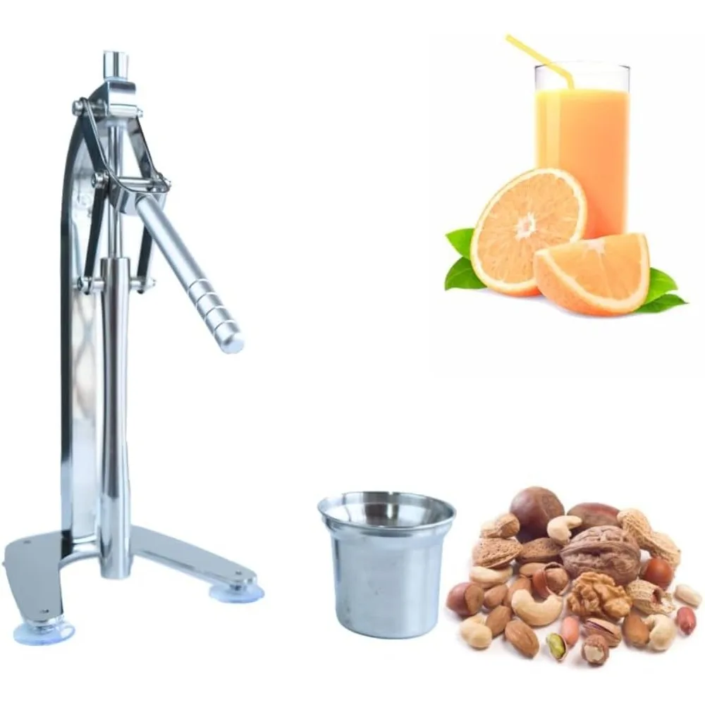 

Stainless Steel Lemon Juicer with Press Handle for Citrus Fruits