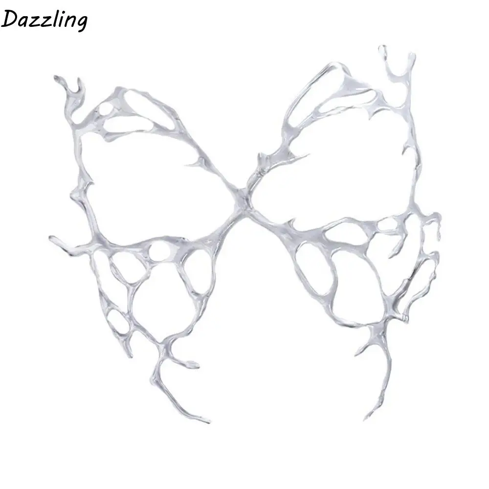 

Animal Butterfly Mask Resin Ancient Style Halloween Masks Transparent Cosplay Costume Full Face Cover Future Science Technology