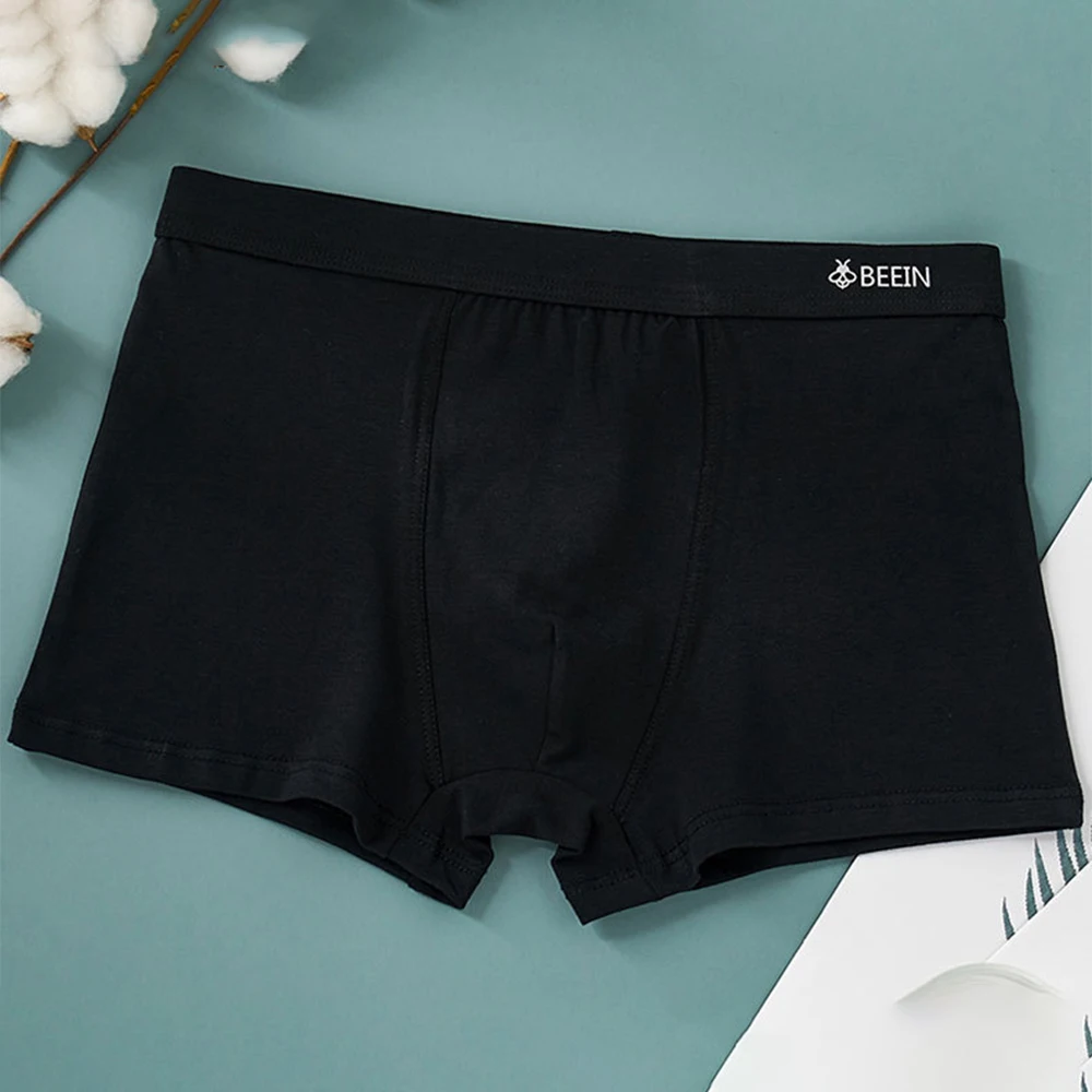 Sexy Men Underwear Soft Stretch Underpants Wide Waistand Low Rise Shorts Sleep Bottoms BoxerShorts Bulge Pouch