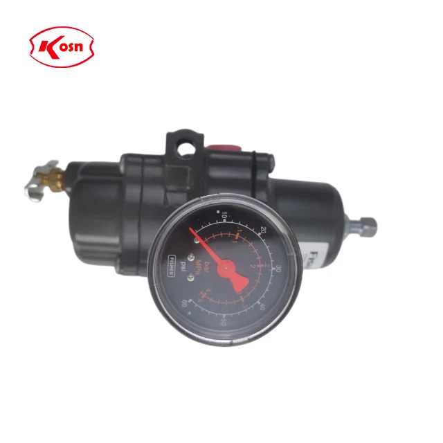 Fisher Regulator 1/4 NPT Regulator tekanan, Regulator tekanan instrumen 67CFR-239 tipe konstruksi kasar