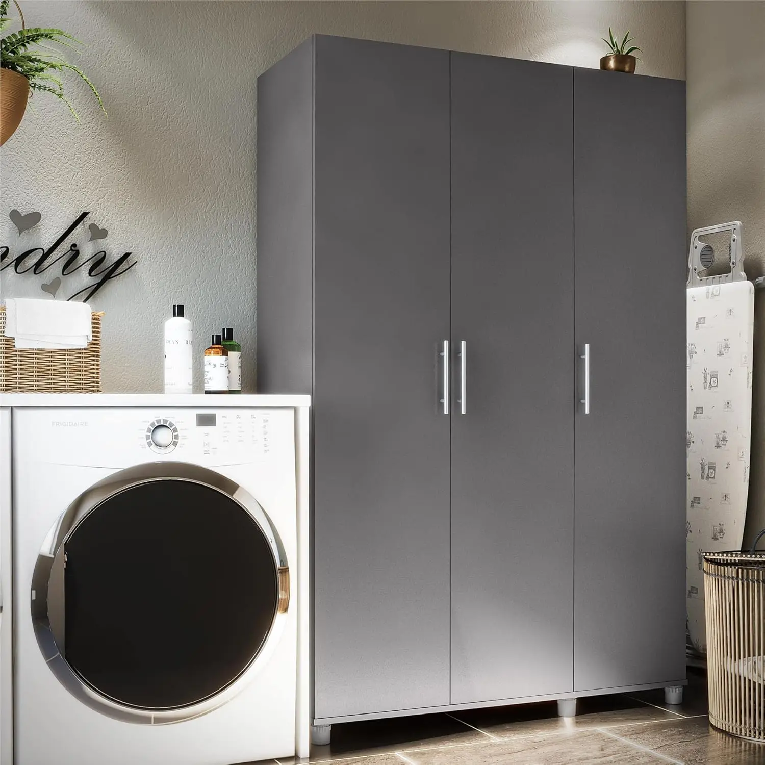 Evolution Camberly 3 Door Wardrobe, Graphite Gray