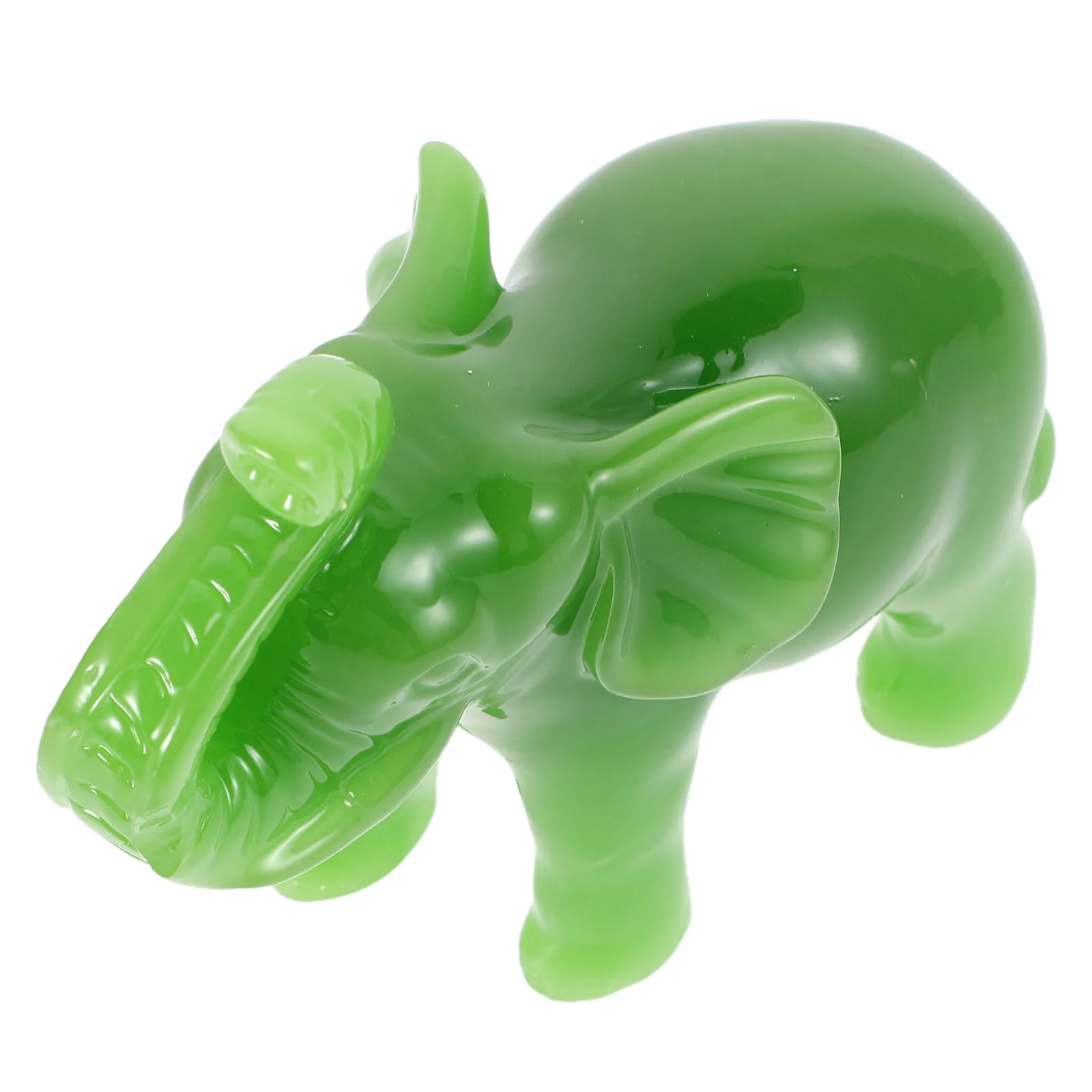 

Auspicious Elephant Ornaments Resin Figurine Desk Statues Home Office Decor Creative Design Crafted Excellence Versatile Use