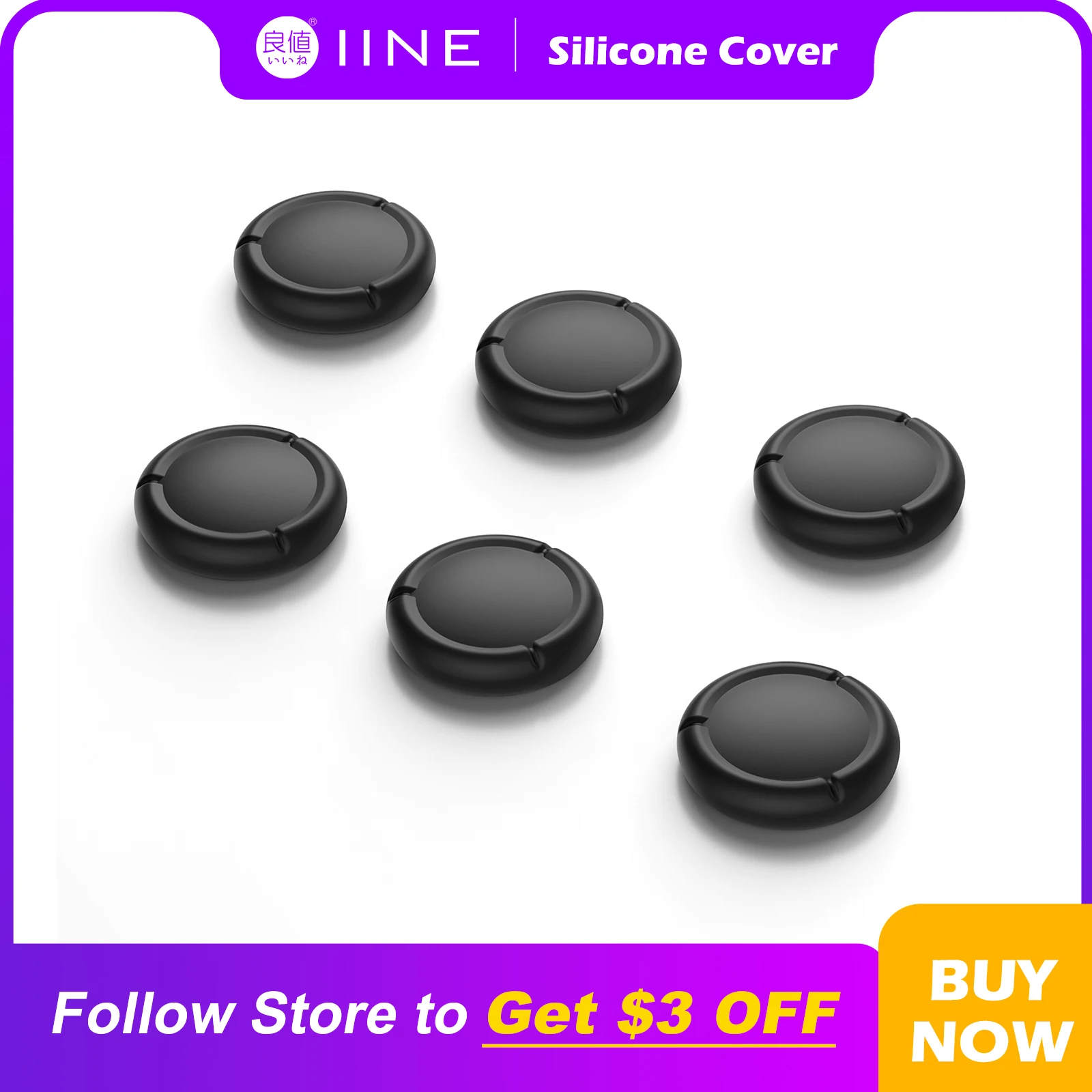 IINE Joystick Replacement Caps / Compatible with Switch/OLED/Lite &  Easy to Install