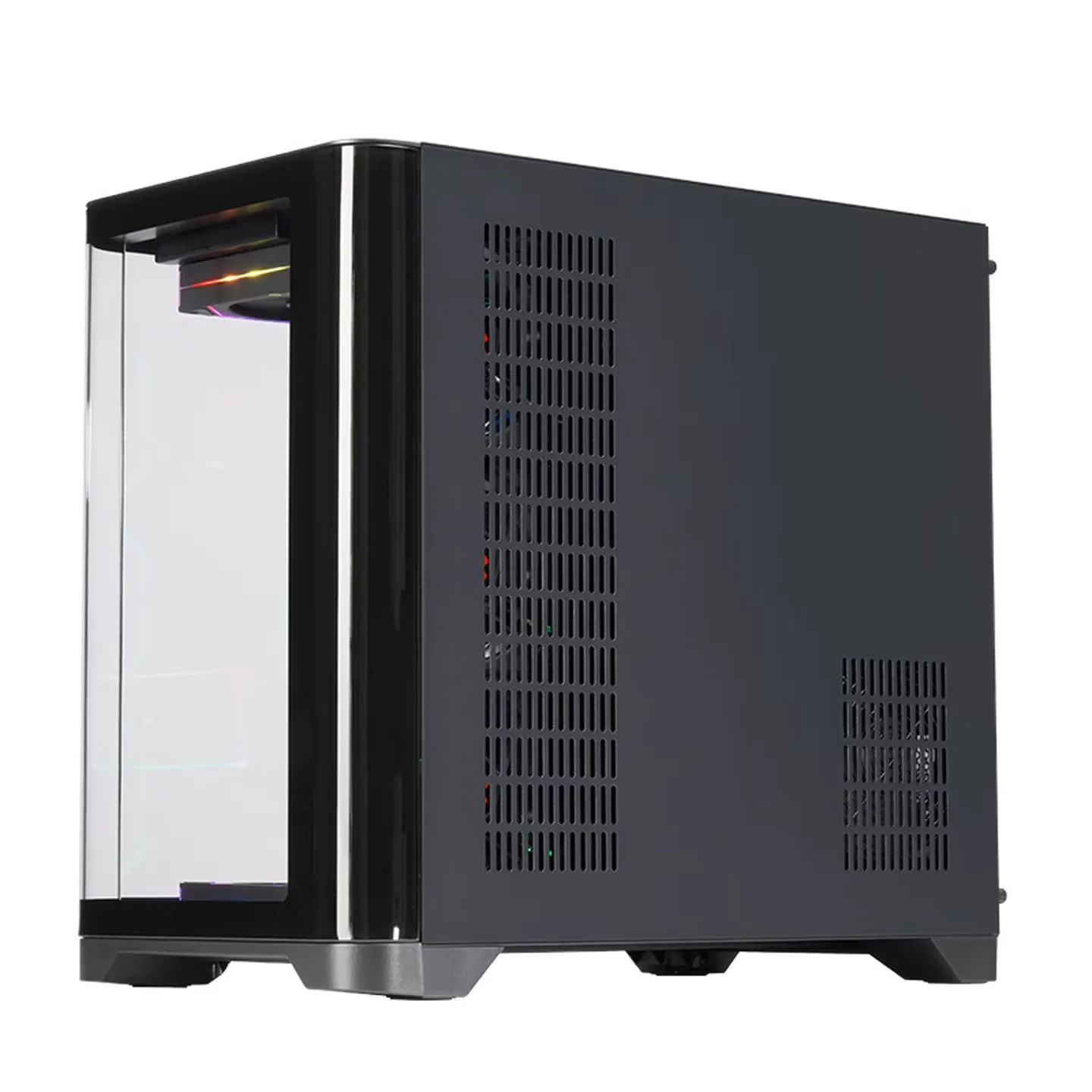 WJCOOLMAN Sky Ceiling PLUS ATX Sea View Room Curved Glass Computer Case Supports 360-degree water cooling