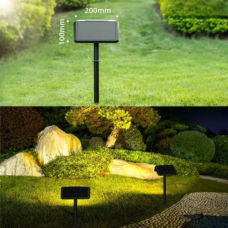 30leds rgb luz solar ao ar livre paisagem holofotes mudança de cor 2 em 1 sem fio à prova dwireless água lâmpada de parede solar pátio jardim