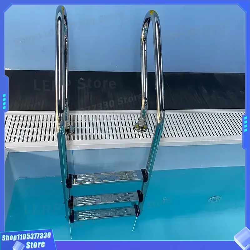Heavy Duty Swimming Pool Deck Ladder for Household Use Anti Slip Safety Steps Easy Assembly Outdoor Water Access Stair