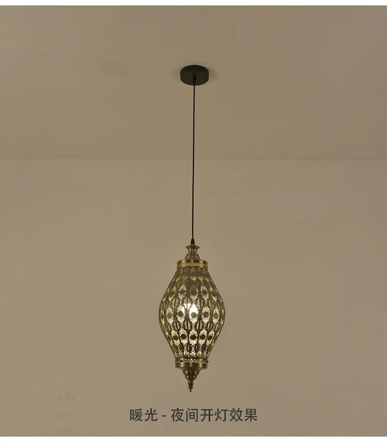 Vintage Southeast Asian art Thai restaurant pendant light Moroccan rambling coffee club hotel box bedroom balcony chandelier