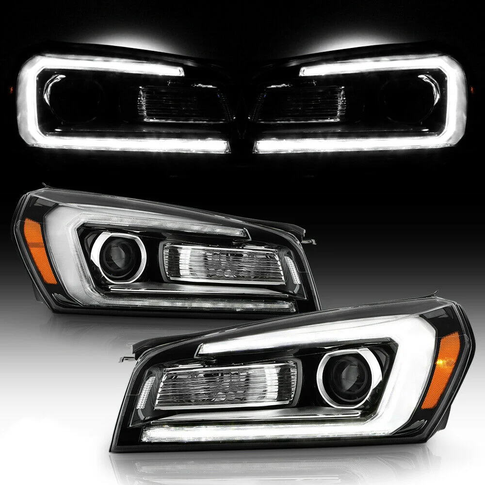 

For Halogen Head Lamp Headlight For 2013-2016 Acadia Black Bezel Headlamp GM2503376 23358995