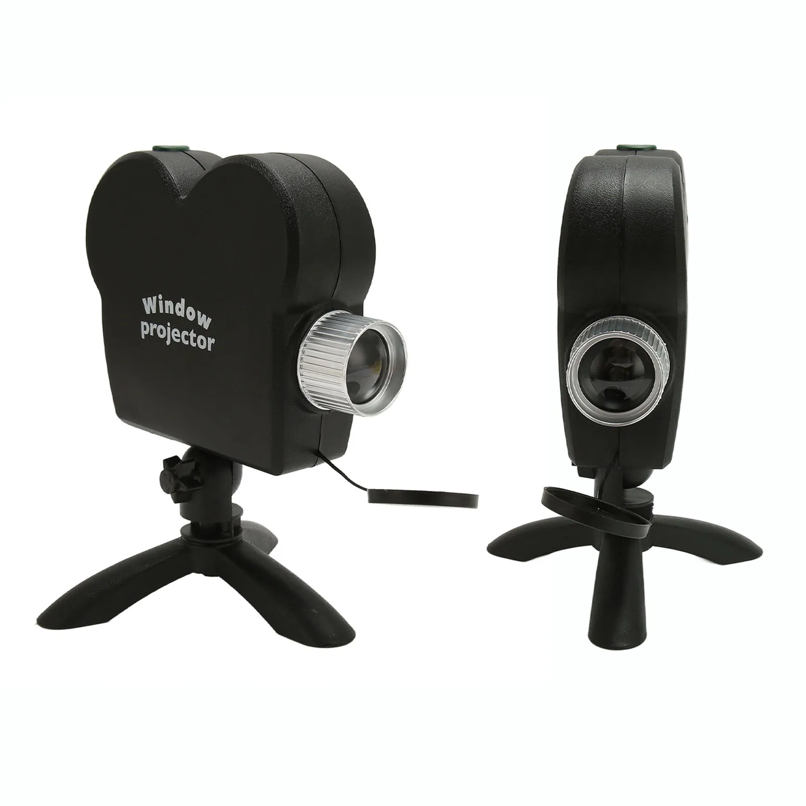 Christmas Window Projector Easy To Install Adjustable Horror Scenes Lightweight Halloween Projector with Tripod for Home Decor