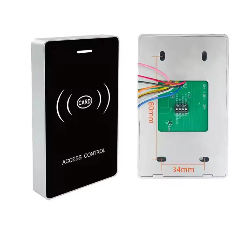

Dual Frequency Card ID&IC Standalone Access Control Outdoor Waterproof IP67 Support 12-24V Power 20000 User Capacity