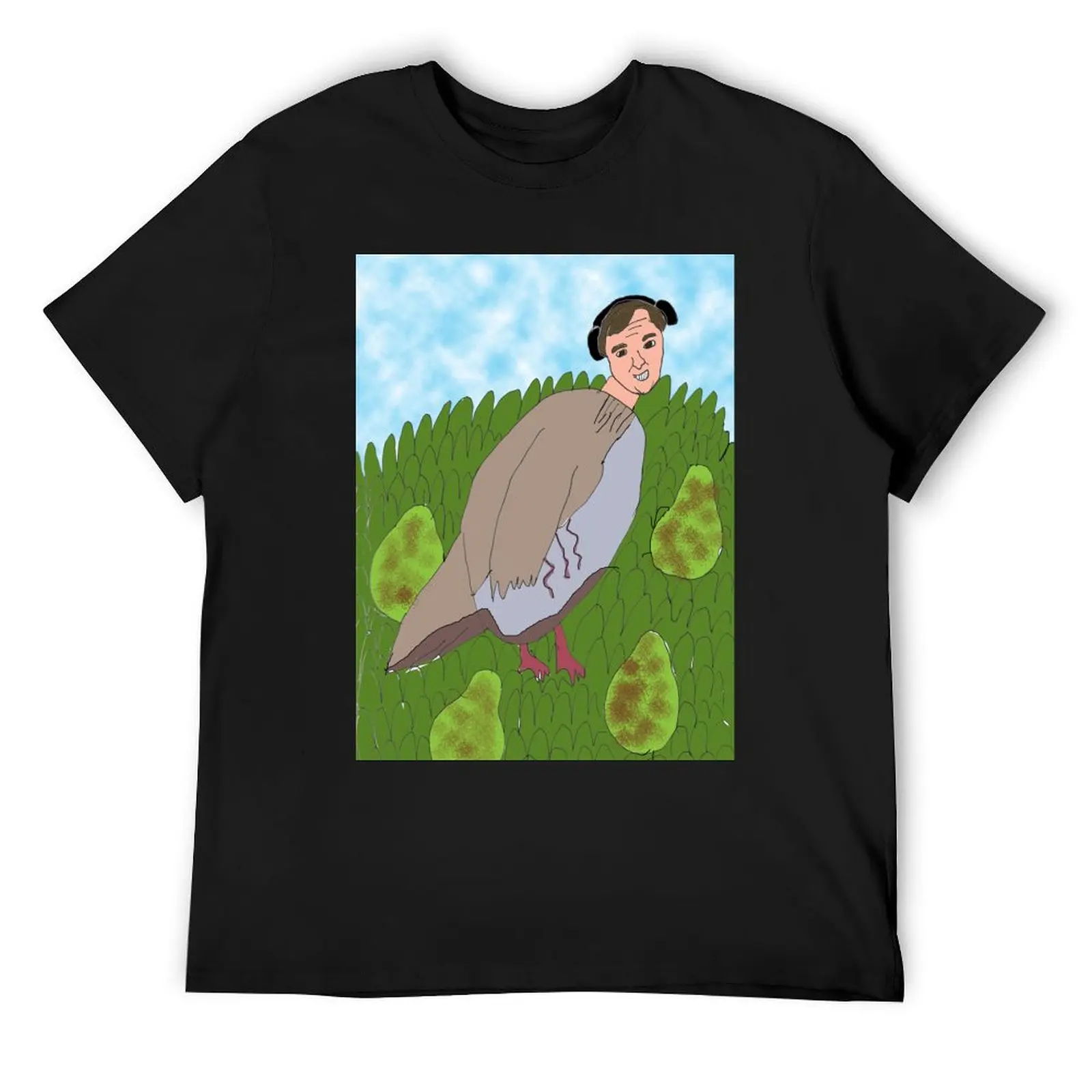

Футболка Alan Partridge In a Pear Tree, дизайнерские рубашки, хлопковые футболки с рисунком, мужская мода