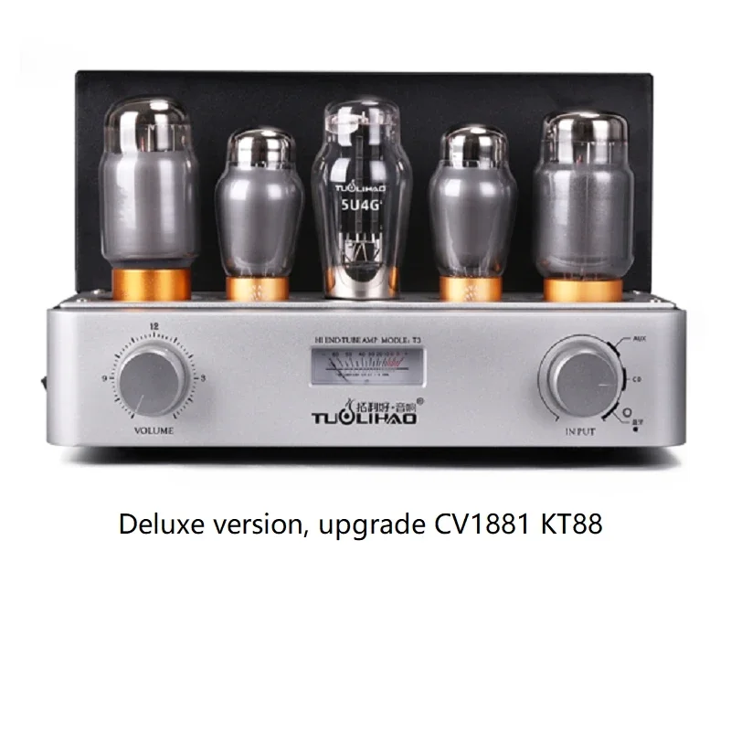 New Releases TUOLIHAO T3 KT88 Single-Ended Tube Amplifier HIFI EXQUIS Class A Audiophile Bluetooth 5.0