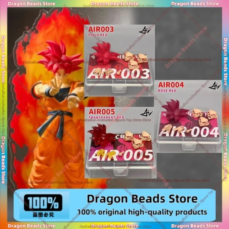 

Air Dragon Ball SHF Red God Wukong Head Sculpture Accessories Package Adapted To 2.0/3.0 Accessories Only No Dolls Collection