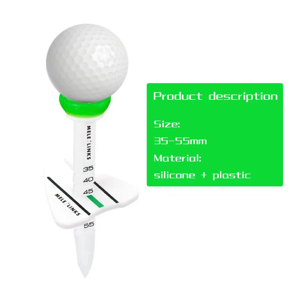 T De Golfe T De Golfe De Plástico Com Pacote Step Down Golf Ball Holder Golf Acecories Para O Golfista Presente Altura Ajustada 4 Cores