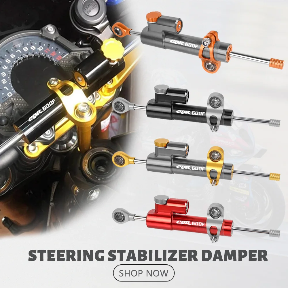 

For Honda CBR600 F CBR600F CBR 600 F CBR 600F 1991-2020 2021 2022 2023 2024 Motorcycle Adjustable Steering Stabilizer Damper