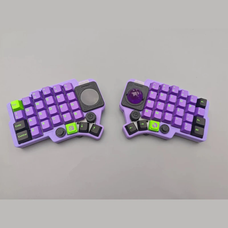 MOTE V3 Touchpad Split Keyboard Kit Custom Wired Hotswap Pcb Gasket USB HUB Knob Vial Change RGB Game Mechanical Keyboard Kit