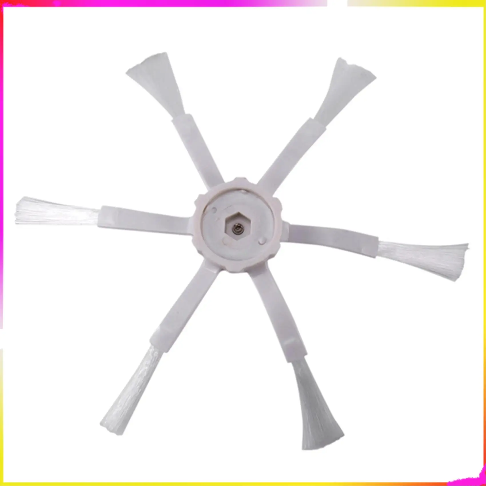 M04K 8X الأبيض 6 الأسلحة فرشاة جانبية ل Xiaomi 1S MI روبوت فراغ 2 Roborock S50 S51 S5 أجزاء المكنسة الكهربائية الملحقات