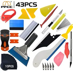 PFCC Car Wrapping Tools Kit for Window Film Stickers Tint Tools Vinyl Squeegee Auto Gap Dust Removal Scraper Car Accessories