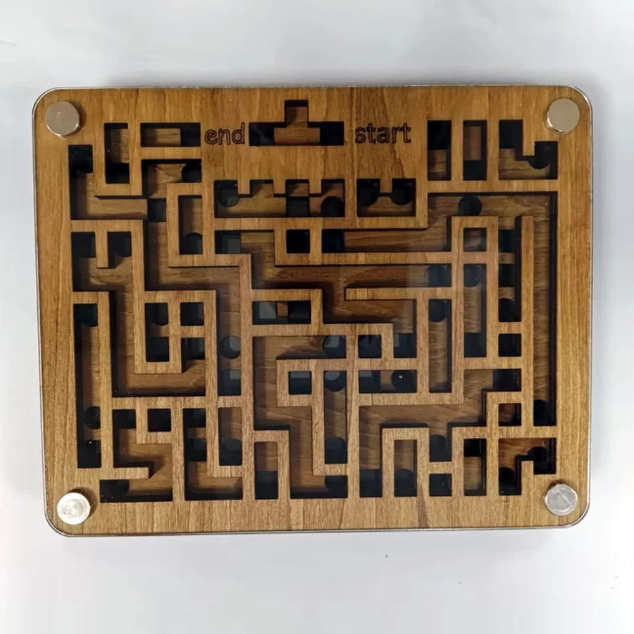 Double-sided maze bead game, a puzzle toy suitable for relaxation and stress relief, IQ test