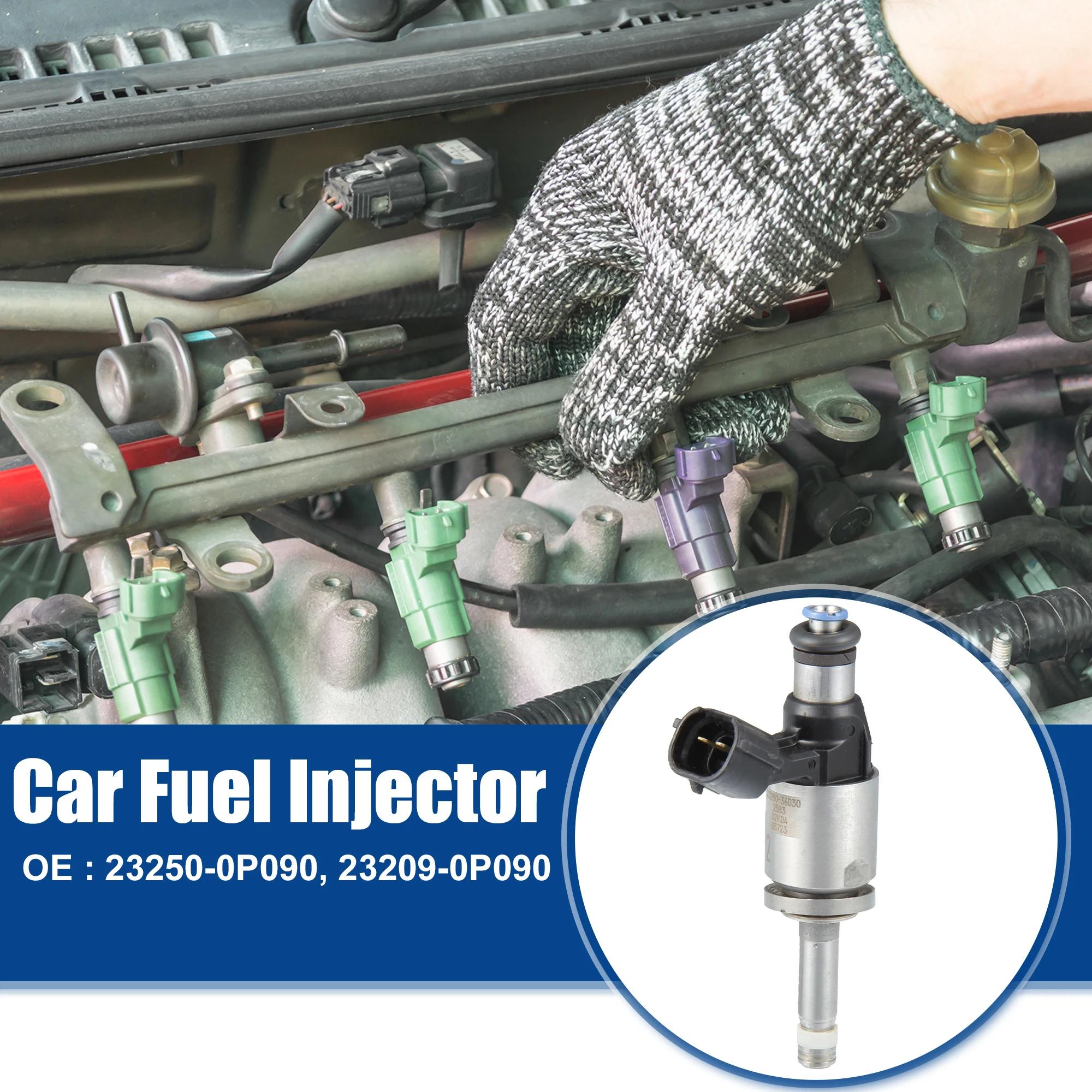 

UXCELL 4pcs Car Fuel Injector Nozzle Replacement for Lexus RC200t 2016 4 Cyl 2.0L