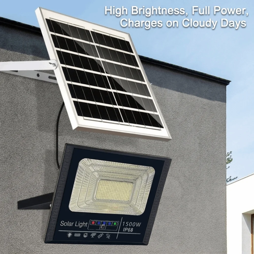 Large Battery Solar Flood Lights High Brightness 5000/10000mah Solar Street Light High Efficient Durable