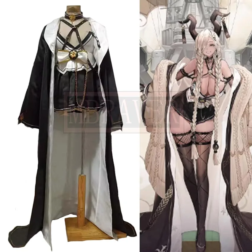 Azur Lane Owari Demon Queen Cosplay Costume Party Christmas Halloween Custom Made Any Size