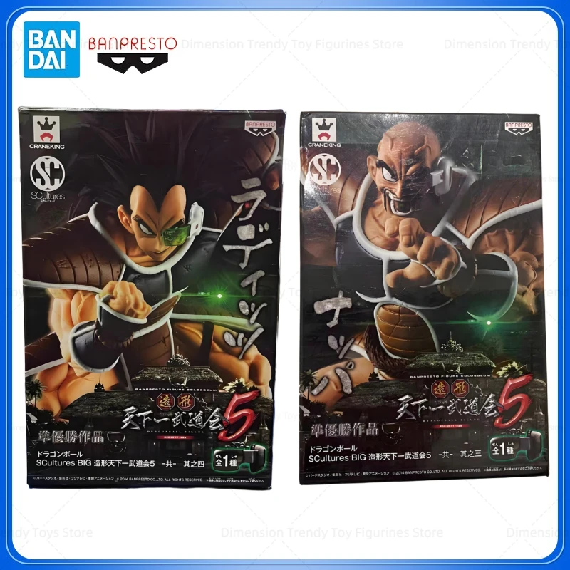 

Bandai In Stock Banpresto SC Anime Dragon Ball World Martial Arts Tournament 5 Raditz Nappa Aciton Figure Model Toys Gifts DT