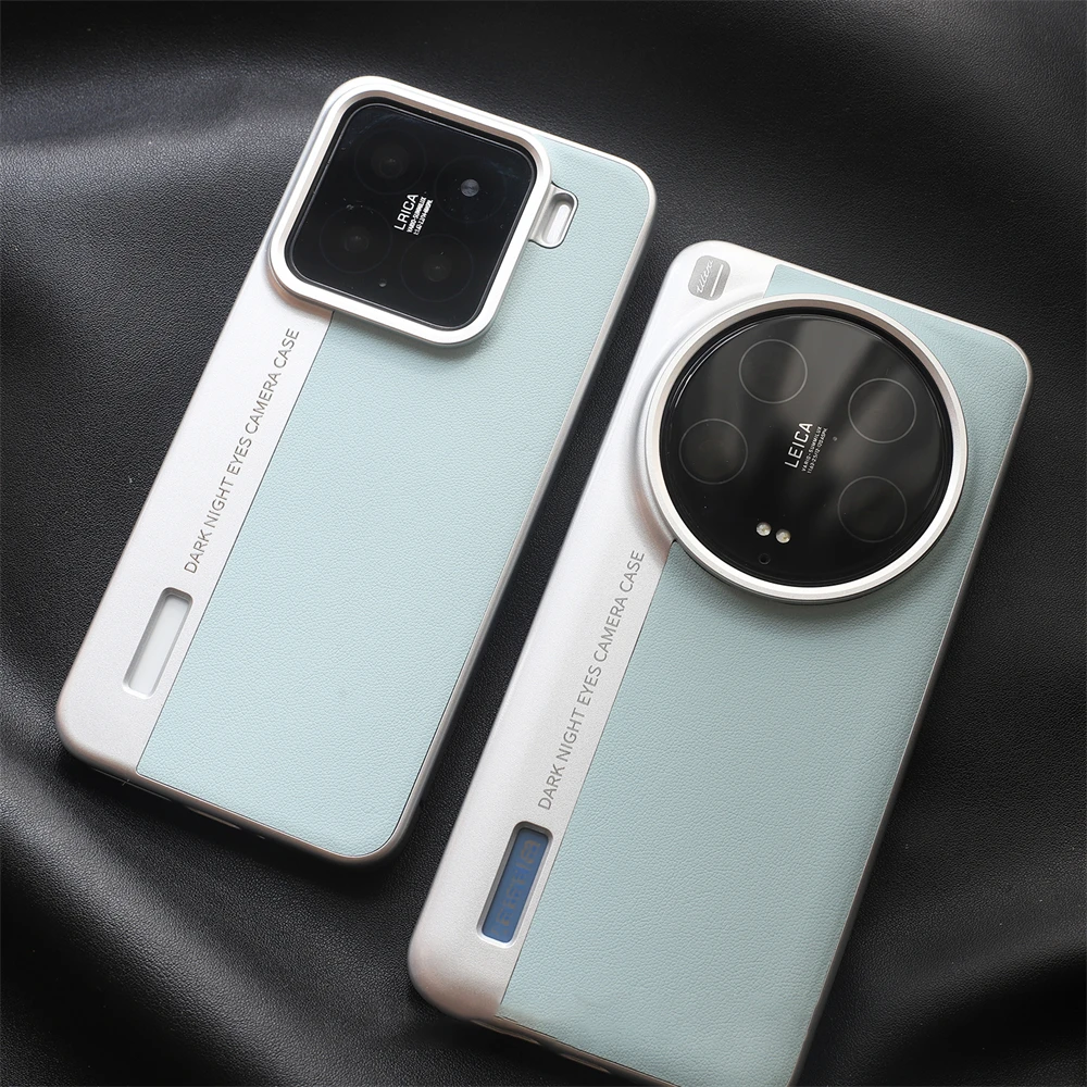 

Официальный оригинальный роскошный кожаный цветной чехол для телефона для Xiaomi 15 14 13 12S Ultra 15 Pro, улучшенный защитный чехол для камеры