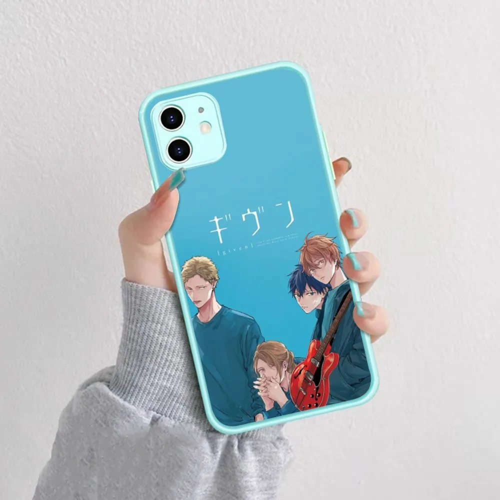 Data custodia per telefono Anime Yaoi per iPhone 14 11 12 13 Mini Pro Max 8 7 Plus X XR XS MAX Cover opaca traslucida