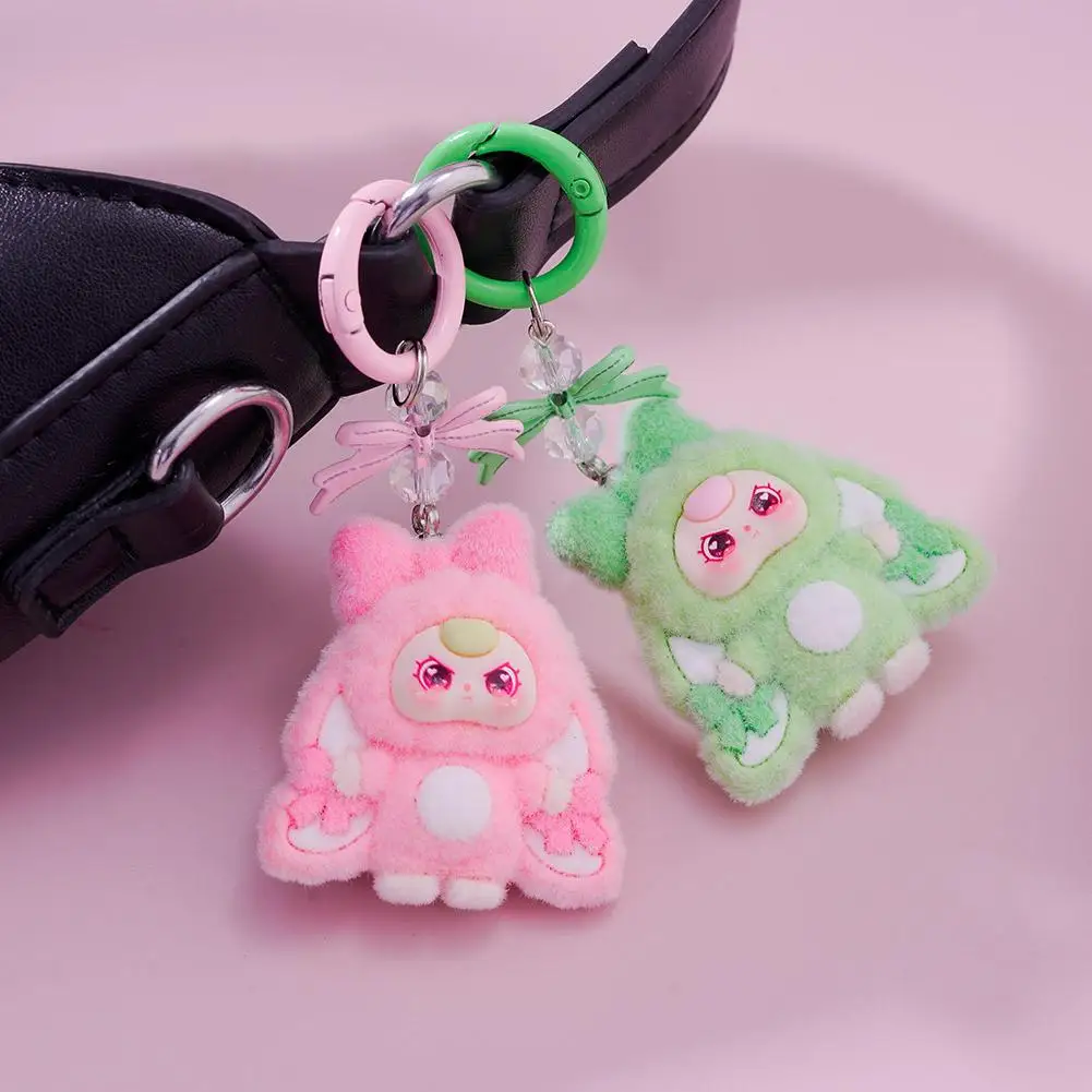 Mini Cartoon Baby Three Schlüsselanhänger süße Puppe Geschenk Diy Anhänger Zubehör Dekoration Kawaii Anhänger Tasche Anhänger