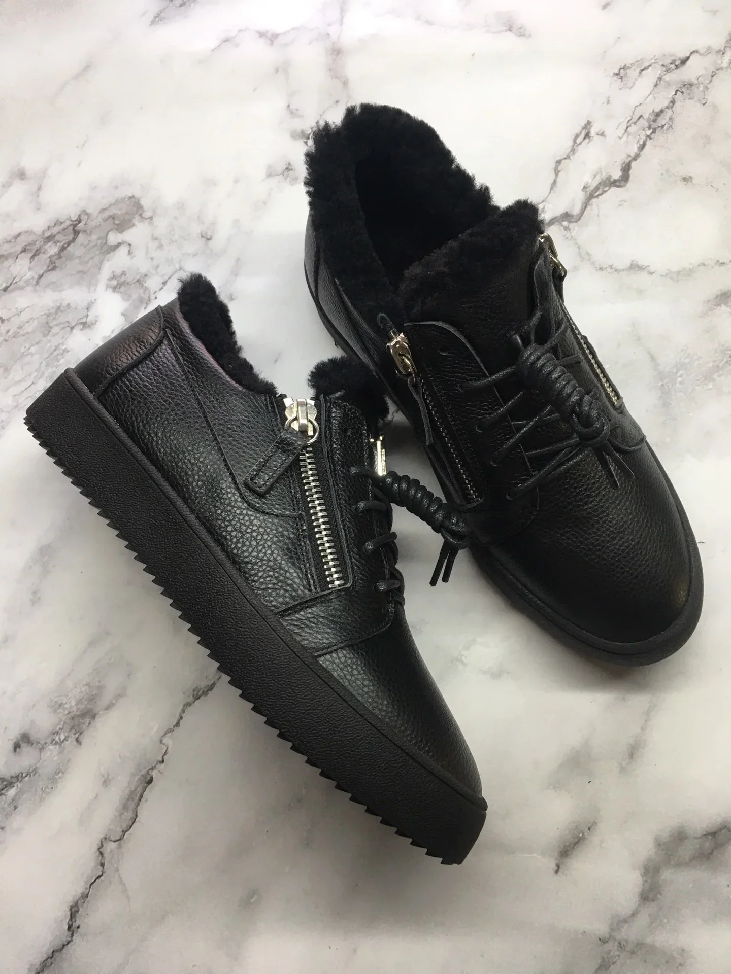 

New Fashion Casual Sneakers for Men Brand Designer Women Tennis shoes Luxury Real Leather GZ Loafers Sports shoes 35-48 G0103