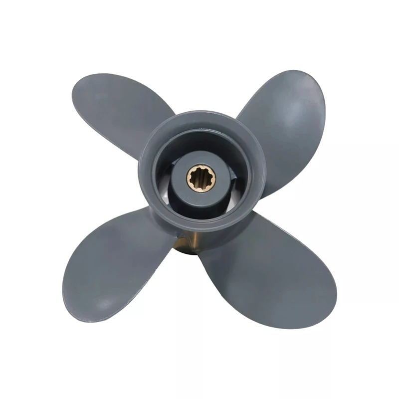 

B0a-tBoat Outboard Propeller 9 1/4x11 58134-ZV4-011AH for Honda Aluminum 8HP-20HP 8 Tooth 4