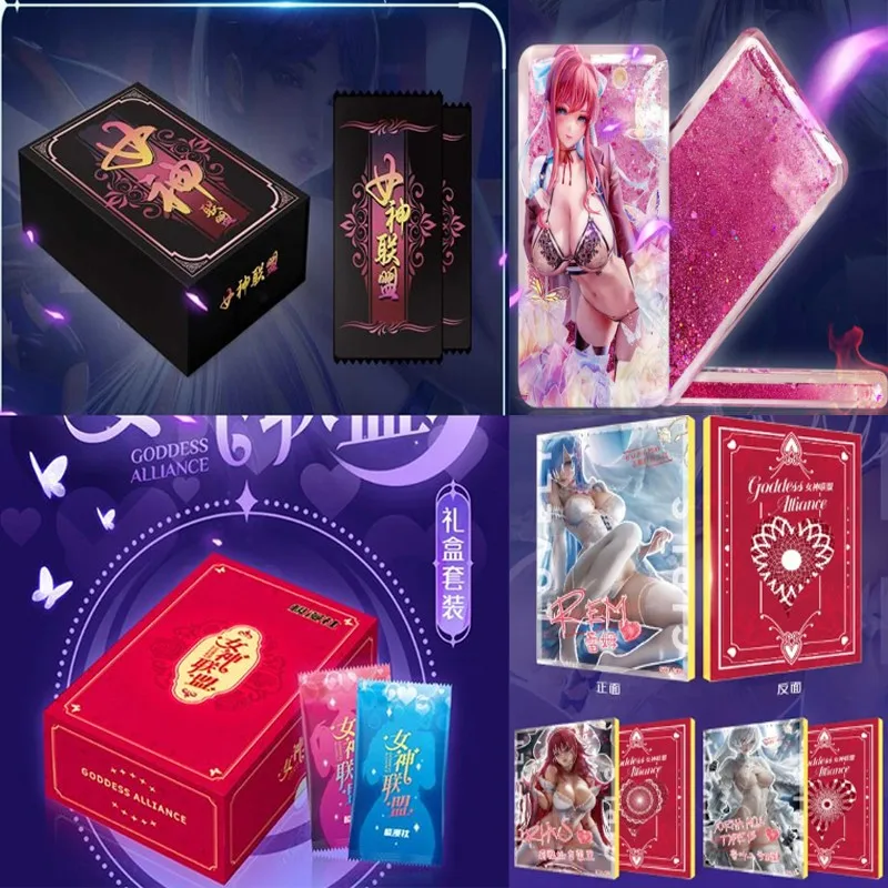 2023 Goddess League Collection Card Promo Packs Booster Box Girl Party Swimsuit Bikini Anime Game Christmas Children Toys Gift