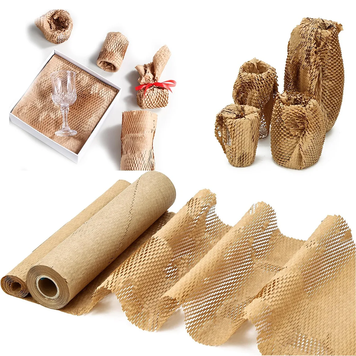 Honeycomb Packing Paper, Packaging Supplies Materials for Fragile Items, Bubble Wrap for Moving Shipping Supplies for Halloween