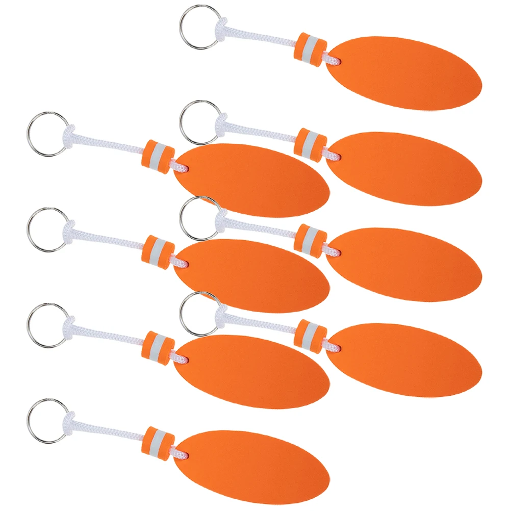 

8 Pcs Key Chain Pendant Small Floating Keychains Boat Keyring Eva for Keys Gift
