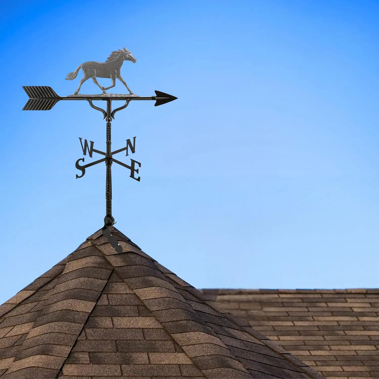Aluminum Horse Roof Weathervane - Swedish Iron, Customized