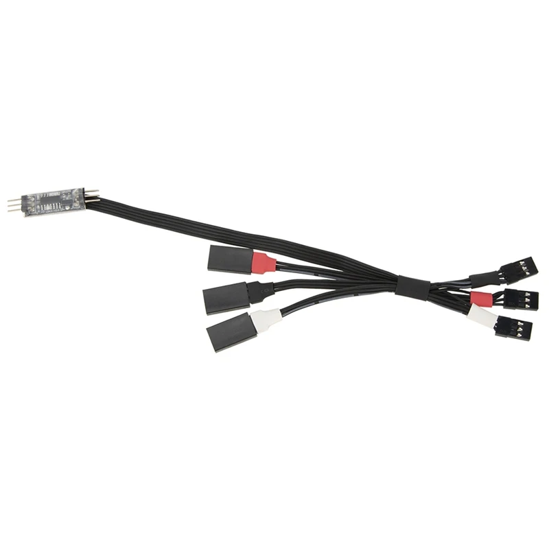 RC Car Upgrade 4WS Control Board Servo Control Cable Kit For SCX24 TRX4M DVC10 RC Car Upgrade Parts