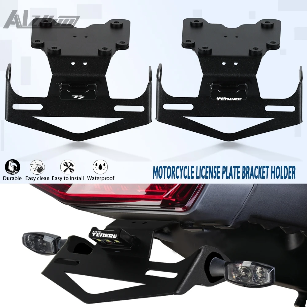 

TX690Z /XTZ690 Tenere T7 For Yamaha Tenere 700 XT700Z Tenere700 2019-2024 2023 License Plate Bracket Licence Registration Holder