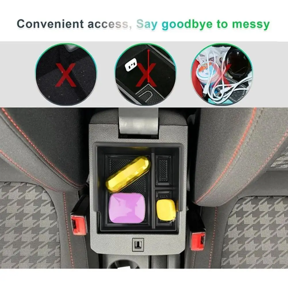For MG ZS Armrest Box Central Storage Box Central Control Storage Box Central Modification Interior Accessories