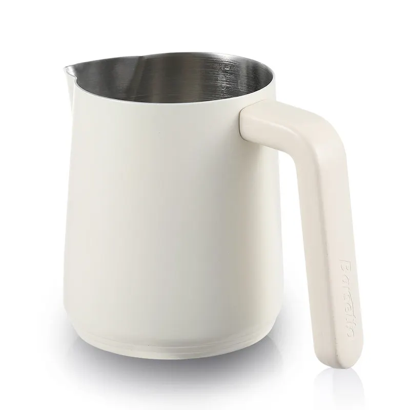 Double arc latte tank stainless steel coffee foam tank master professional latte cup