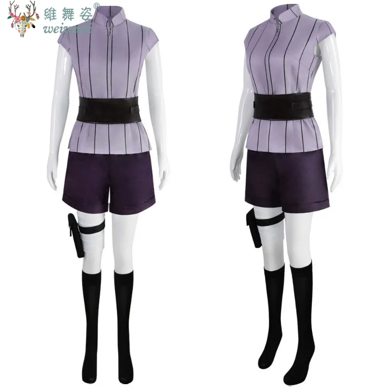 

Hyuga Hinata Cosplay Costume Wig Women Outfits Halloween Carnival Party Suit Hyuuga Ninja Cosplayer Purple Long Cute Wig Fancy