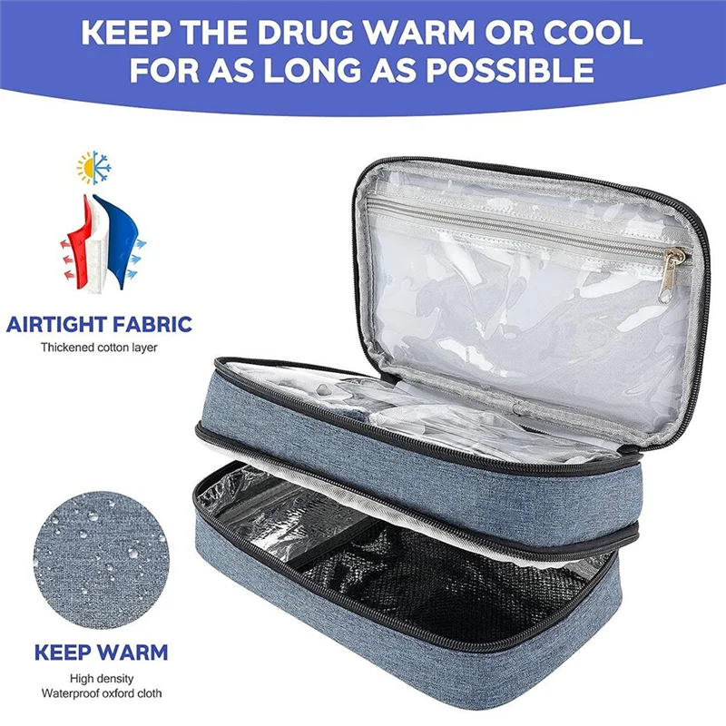 ABNO-ファミリー救急箱 緊急薬オーガナイザーバッグ 丸薬ボトル収納袋 薬オーガナイザー 空