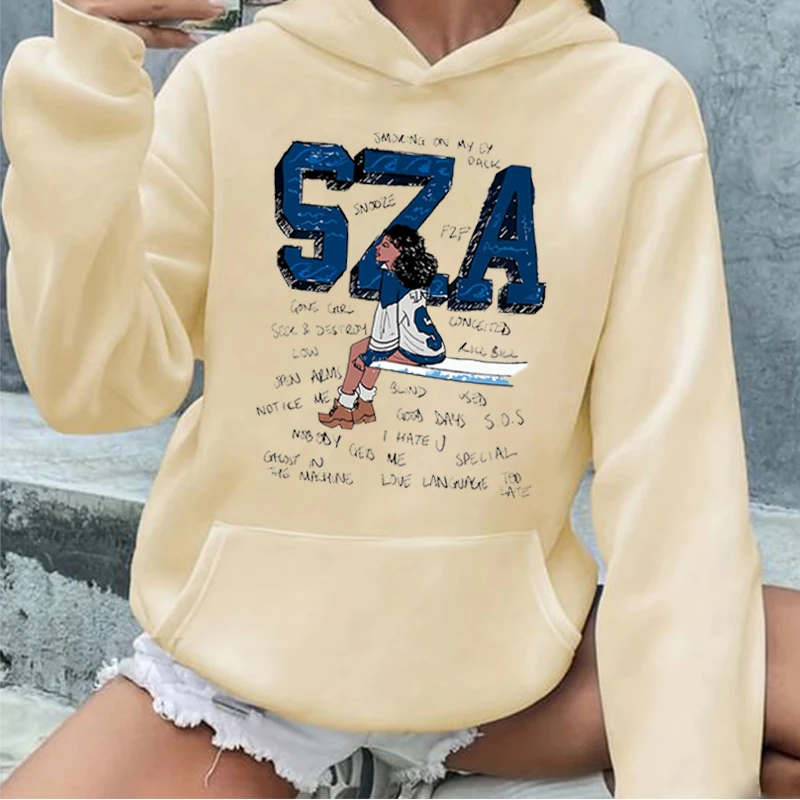 

Sza Sos Snooze Hoodies Concert Clothing For Men Women Street Style Y2k Winter Clothing Gift To Fans Friends