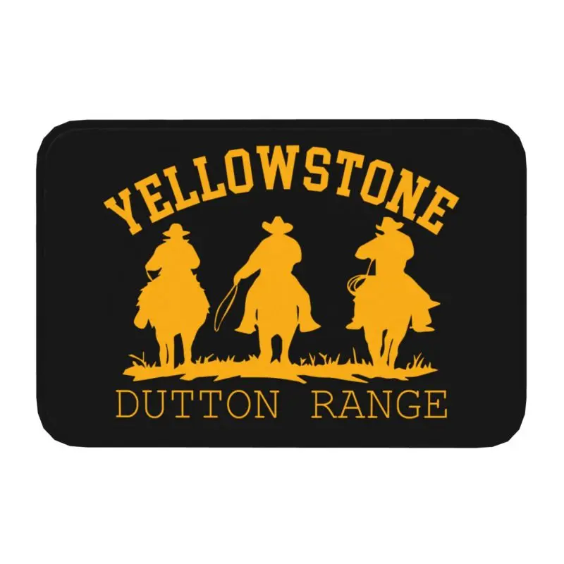 Yellowstone Front Door Mat Anti-Slip Indoor Quick Dry Dutton Ranch Doormat Kitchen Balcony Entrance Rug Carpet