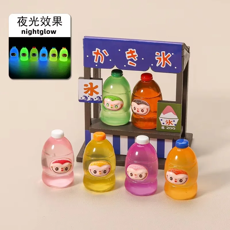 

2025 в наличии светящаяся бутылка для напитков, милое зерно, ручная работа, декор «сделай сам», аксессуары, микропейзаж, украшение для рабочего стола, подарки на день рождения