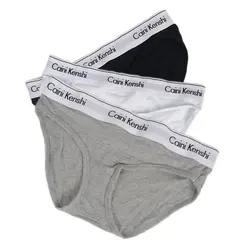 Sexy Panties Women's Cotton Letters Sports Underwear Seamless Briefs Low Waist Comfortable Lady Lingerie Underpants Brief